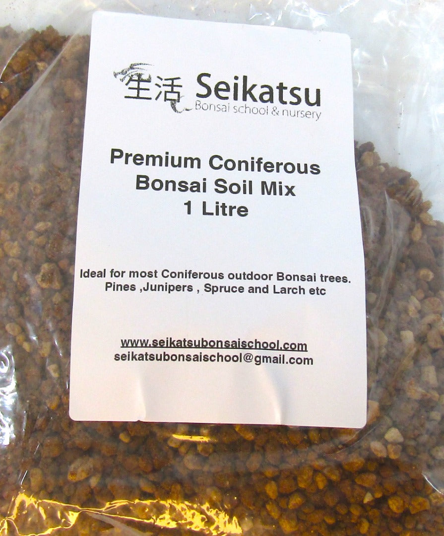 Premium Bonsai Soil Mix for Coniferous Bonsai Trees - choose how much you need