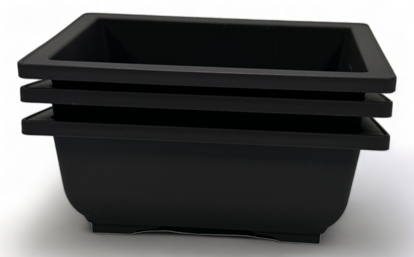 Rectangular Bonsai Pots - Plastic - 16x12x6 CM