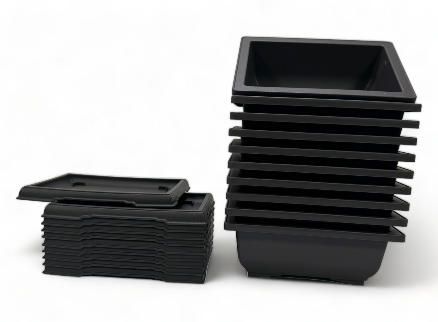 Rectangular Bonsai Pots - Plastic - 16x12x6 CM